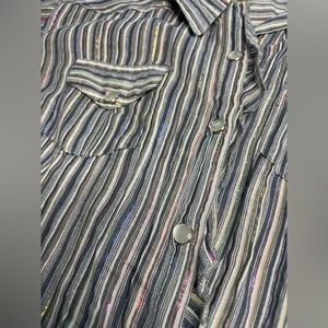 Fun colored button down